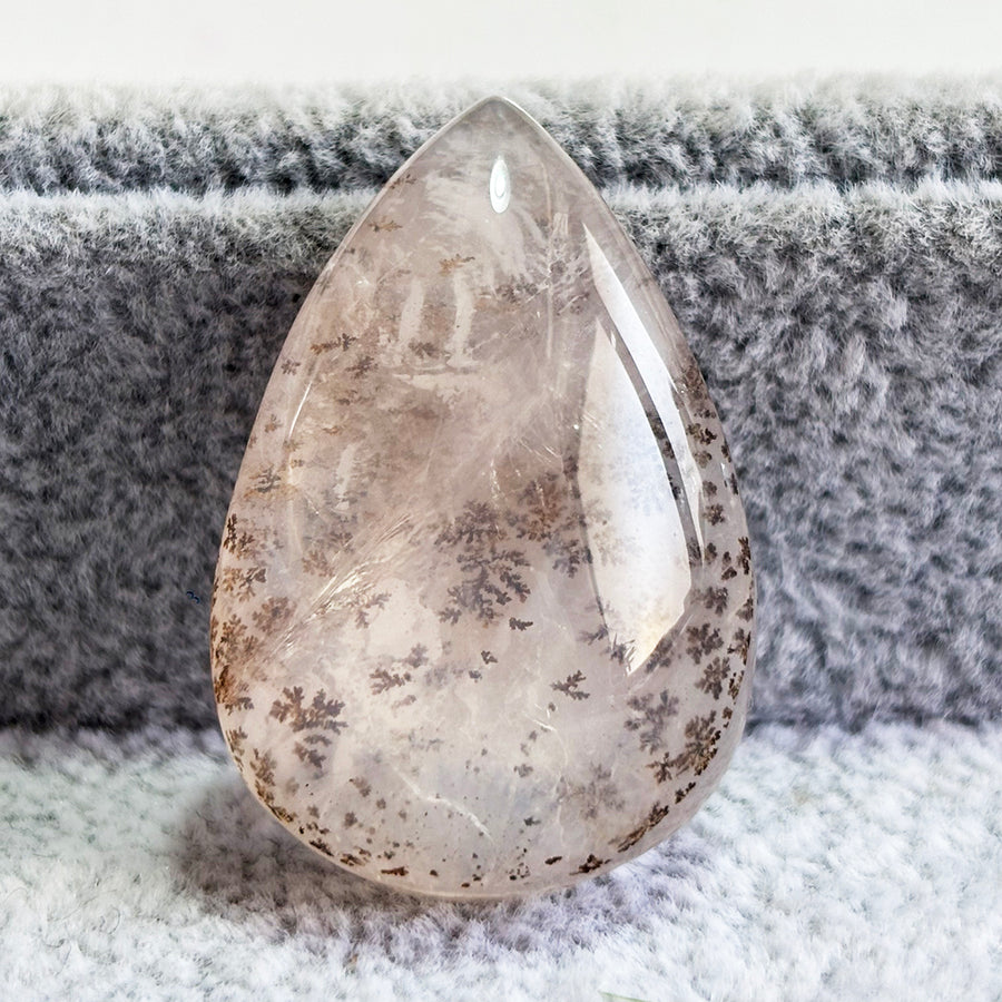 Dendritic Agate Diy Ornaments Pendant Crystal