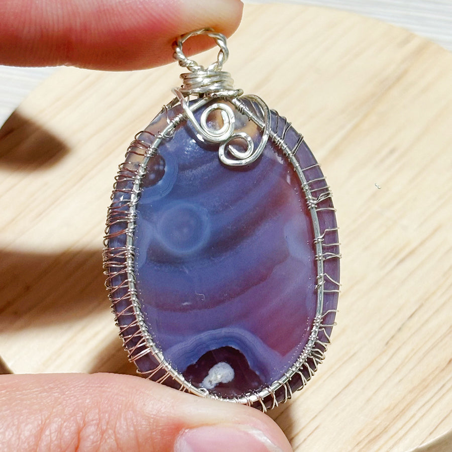 Pink Carnelian Pendant Diy Crystal Agate Necklace