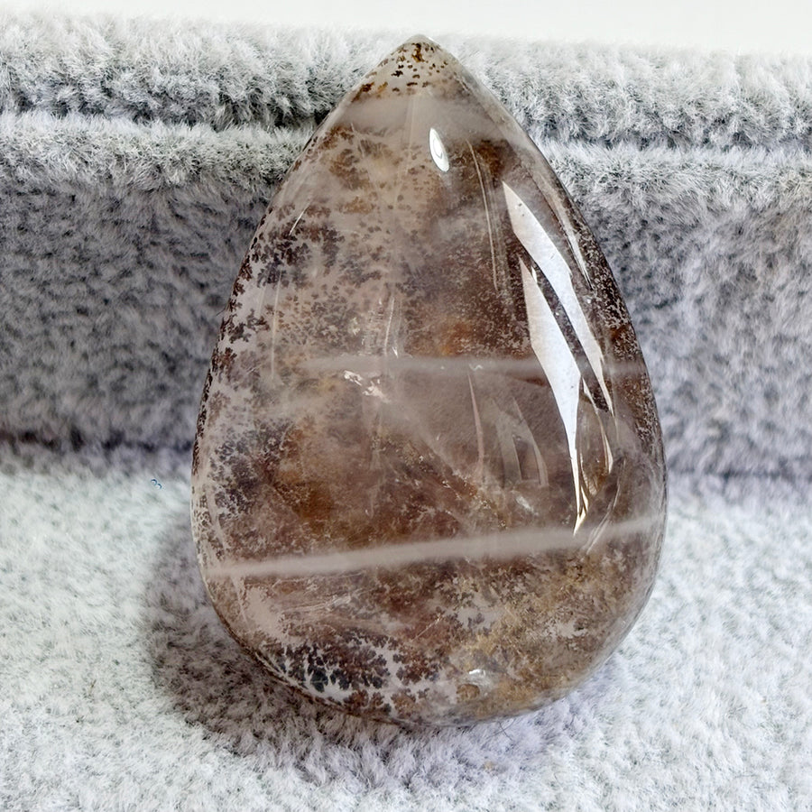 Dendritic Agate Diy Ornaments Pendant Crystal
