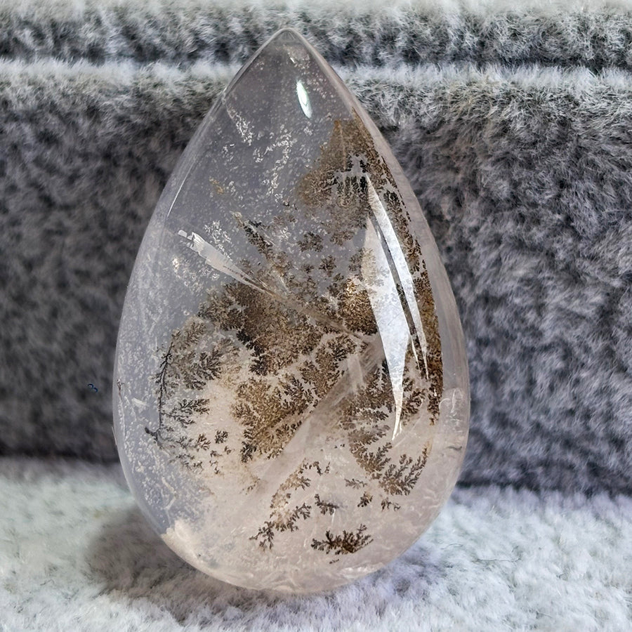 Dendritic Agate Diy Ornaments Pendant Crystal