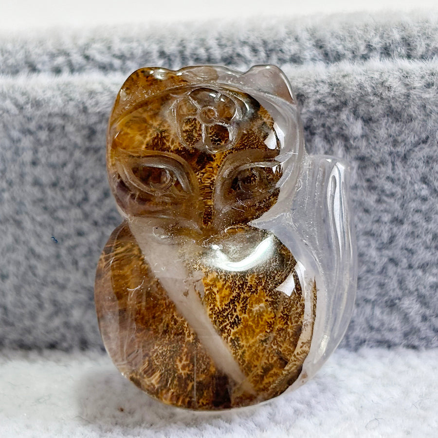 Dendritic Agate Diy Ornaments Pendant Crystal