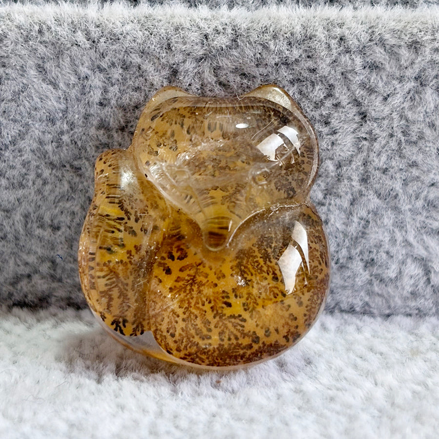 Dendritic Agate Diy Ornaments Pendant Crystal