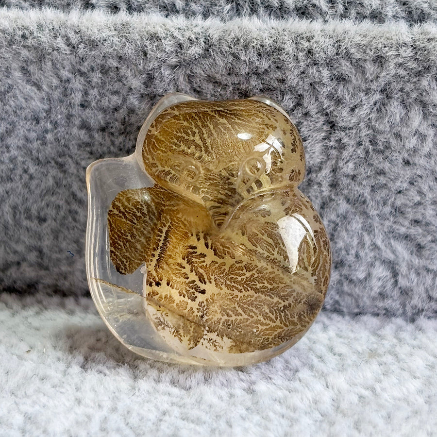 Dendritic Agate Diy Ornaments Pendant Crystal