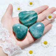 Natural Amazonite Stone Heart