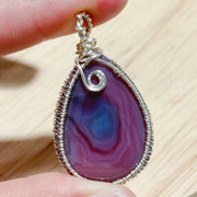 Pink Carnelian Pendant Diy Crystal Agate Necklace