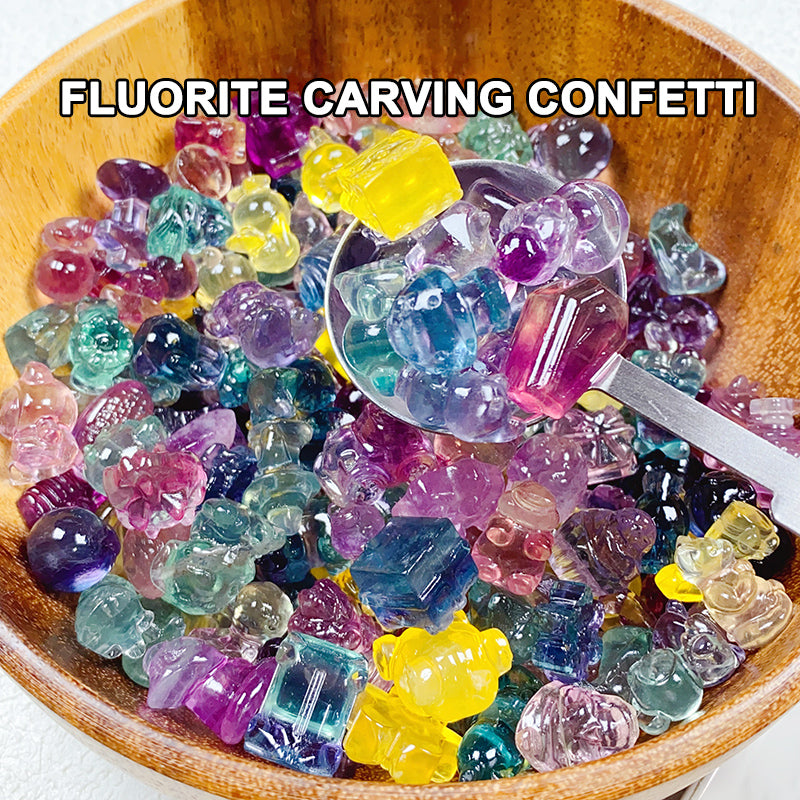 FLUORITE CARVING CONFETTI
