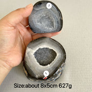Natural Crystal Agate Geode