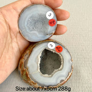 Natural Crystal Agate Geode