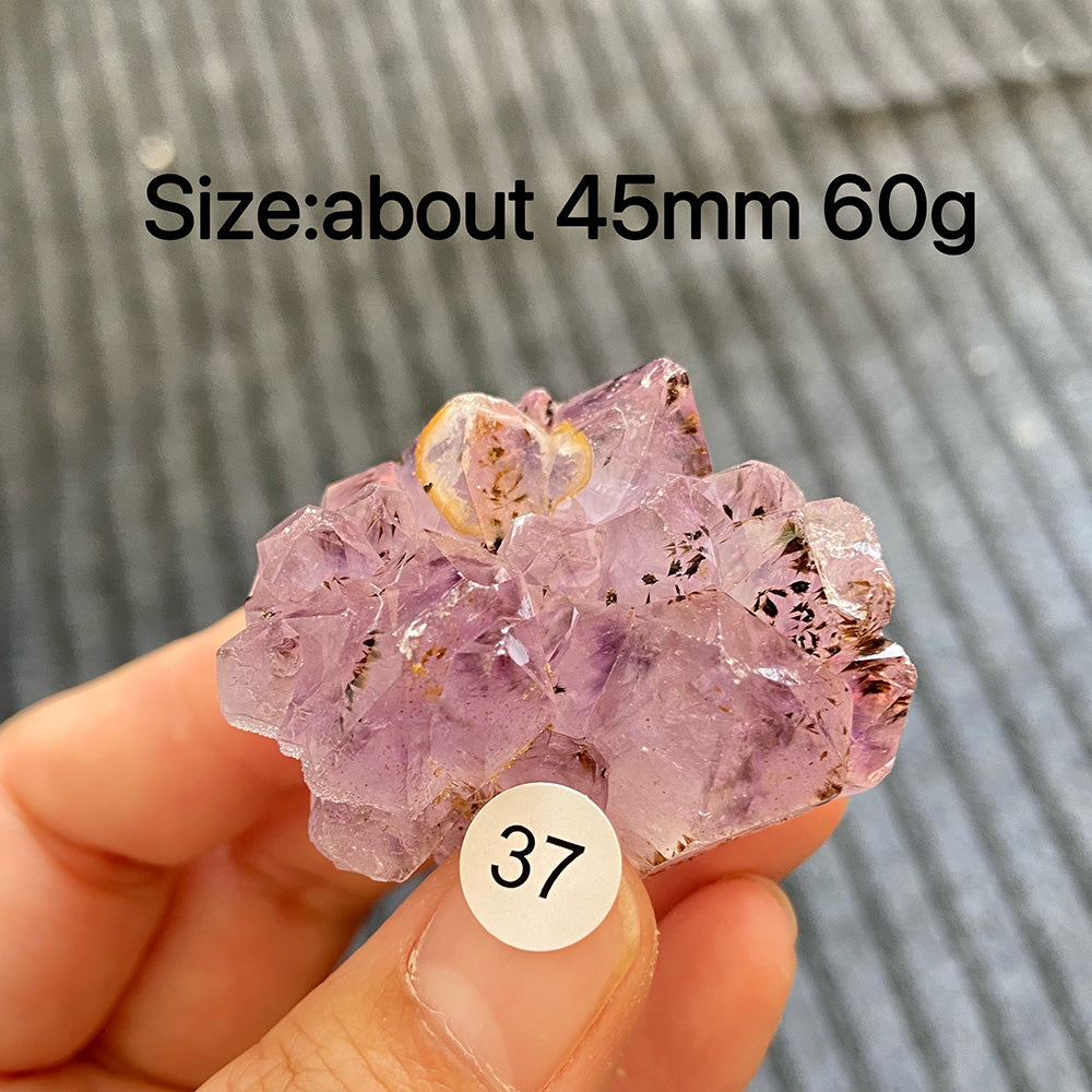 Natural Rutilated Quartz Crystal Rough Stone