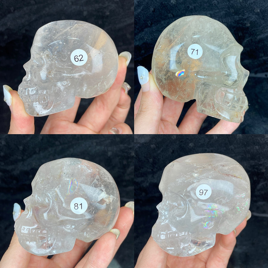 Clear Quartz Crystal Skull