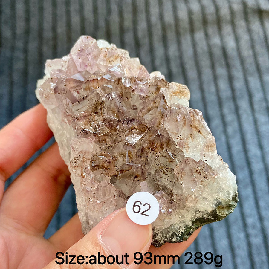 Natural Rutilated Quartz Crystal Rough Stone