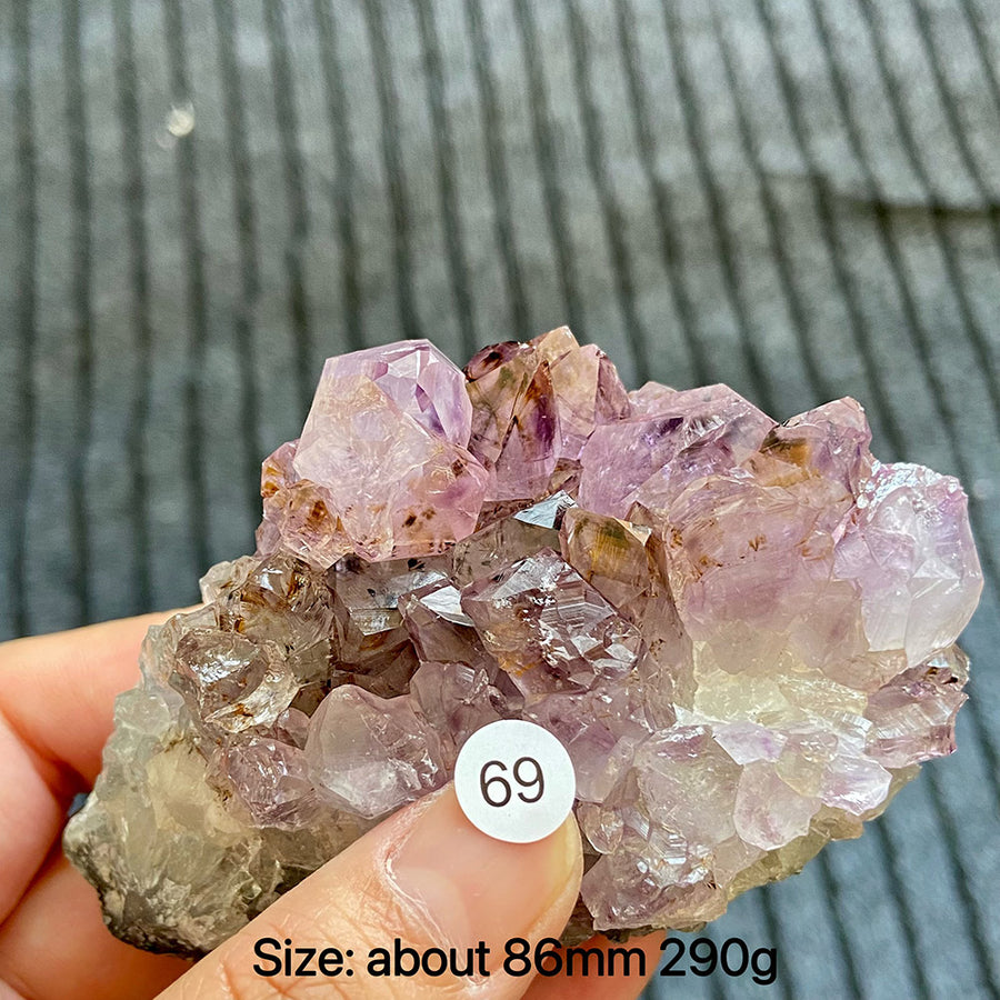 Natural Rutilated Quartz Crystal Rough Stone