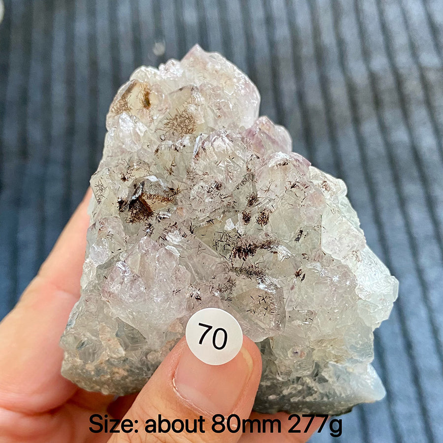 Natural Rutilated Quartz Crystal Rough Stone
