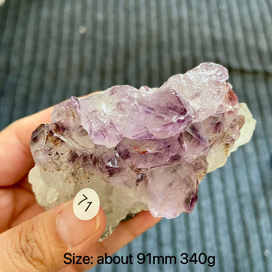 Natural Rutilated Quartz Crystal Rough Stone