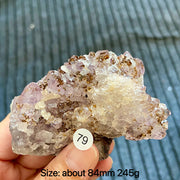 Natural Rutilated Quartz Crystal Rough Stone