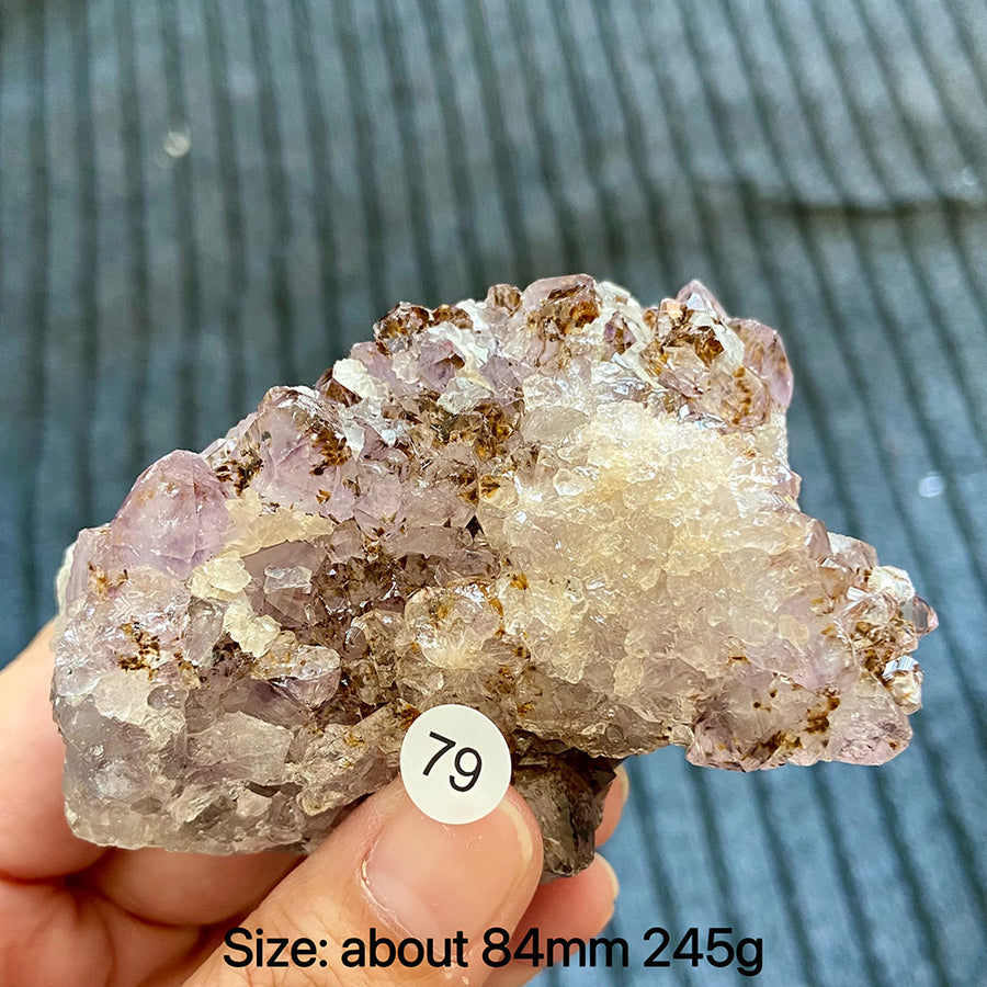 Natural Rutilated Quartz Crystal Rough Stone
