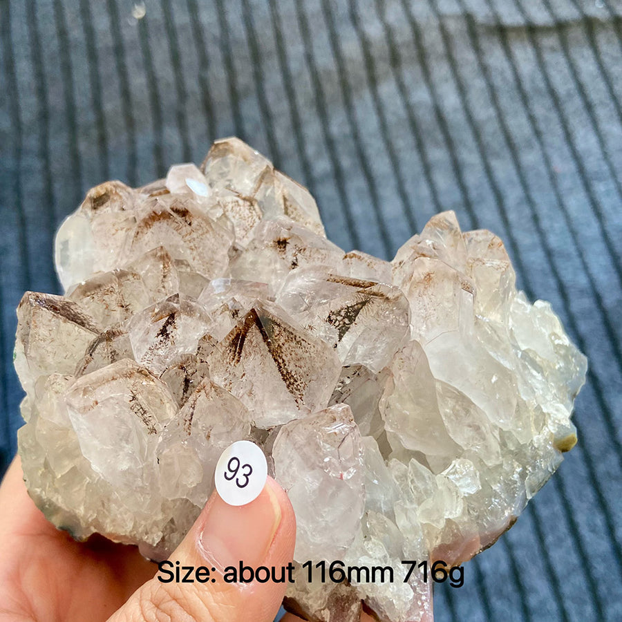 Natural Rutilated Quartz Crystal Rough Stone