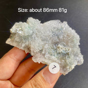 Natural Colored Intention Crystal Raw Stone Slice