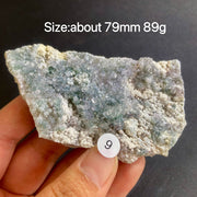 Natural Colored Intention Crystal Raw Stone Slice