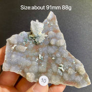 Natural Colored Intention Crystal Raw Stone Slice
