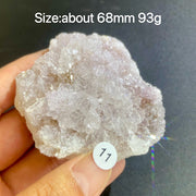 Natural Colored Intention Crystal Raw Stone Slice