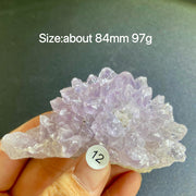 Natural Colored Intention Crystal Raw Stone Slice