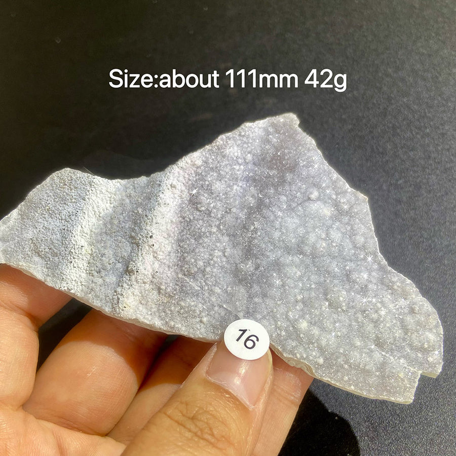 Natural Colored Intention Crystal Raw Stone Slice