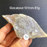 Natural Colored Intention Crystal Raw Stone Slice