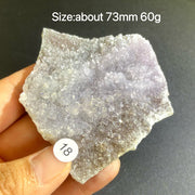 Natural Colored Intention Crystal Raw Stone Slice