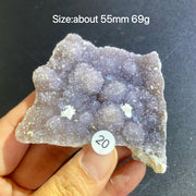 Natural Colored Intention Crystal Raw Stone Slice