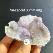 Natural Colored Intention Crystal Raw Stone Slice