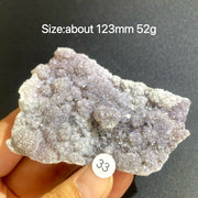 Natural Colored Intention Crystal Raw Stone Slice