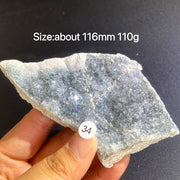 Natural Colored Intention Crystal Raw Stone Slice