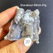 Natural Colored Intention Crystal Raw Stone Slice