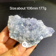 Natural Colored Intention Crystal Raw Stone Slice