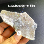 Natural Colored Intention Crystal Raw Stone Slice