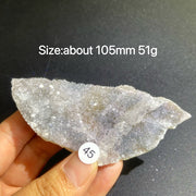Natural Colored Intention Crystal Raw Stone Slice