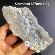 Natural Colored Intention Crystal Raw Stone Slice