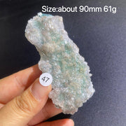 Natural Colored Intention Crystal Raw Stone Slice