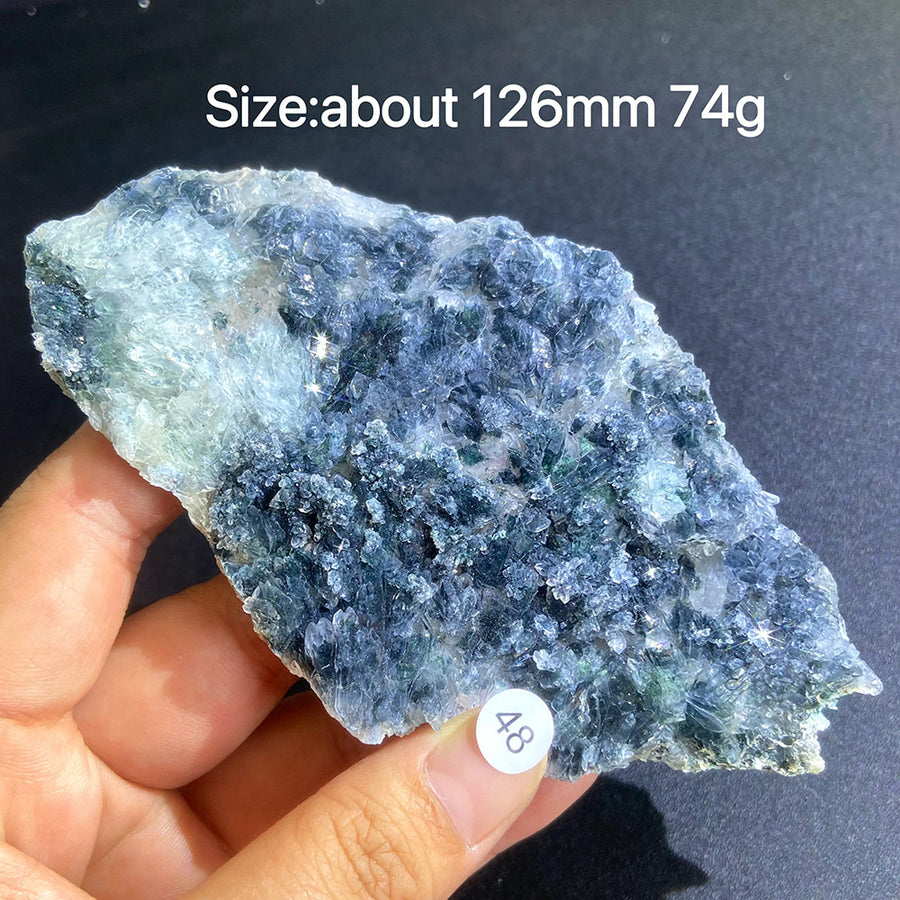 Natural Colored Intention Crystal Raw Stone Slice