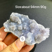 Natural Colored Intention Crystal Raw Stone Slice