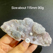Natural Colored Intention Crystal Raw Stone Slice