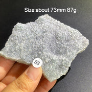 Natural Colored Intention Crystal Raw Stone Slice