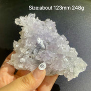 Natural Colored Intention Crystal Raw Stone Slice