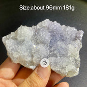 Natural Colored Intention Crystal Raw Stone Slice