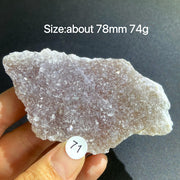 Natural Colored Intention Crystal Raw Stone Slice