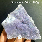 Natural Colored Intention Crystal Raw Stone Slice