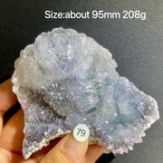 Natural Colored Intention Crystal Raw Stone Slice