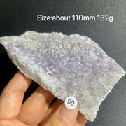 Natural Colored Intention Crystal Raw Stone Slice