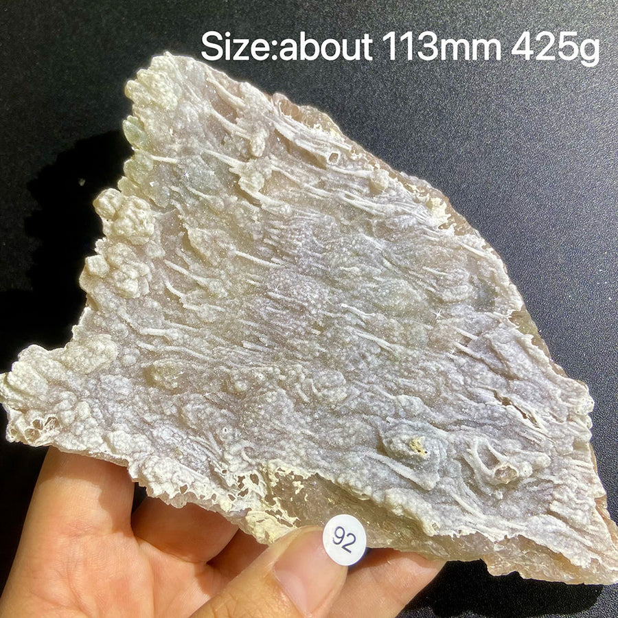 Natural Colored Intention Crystal Raw Stone Slice